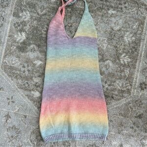 Princess Polly knit halter dress